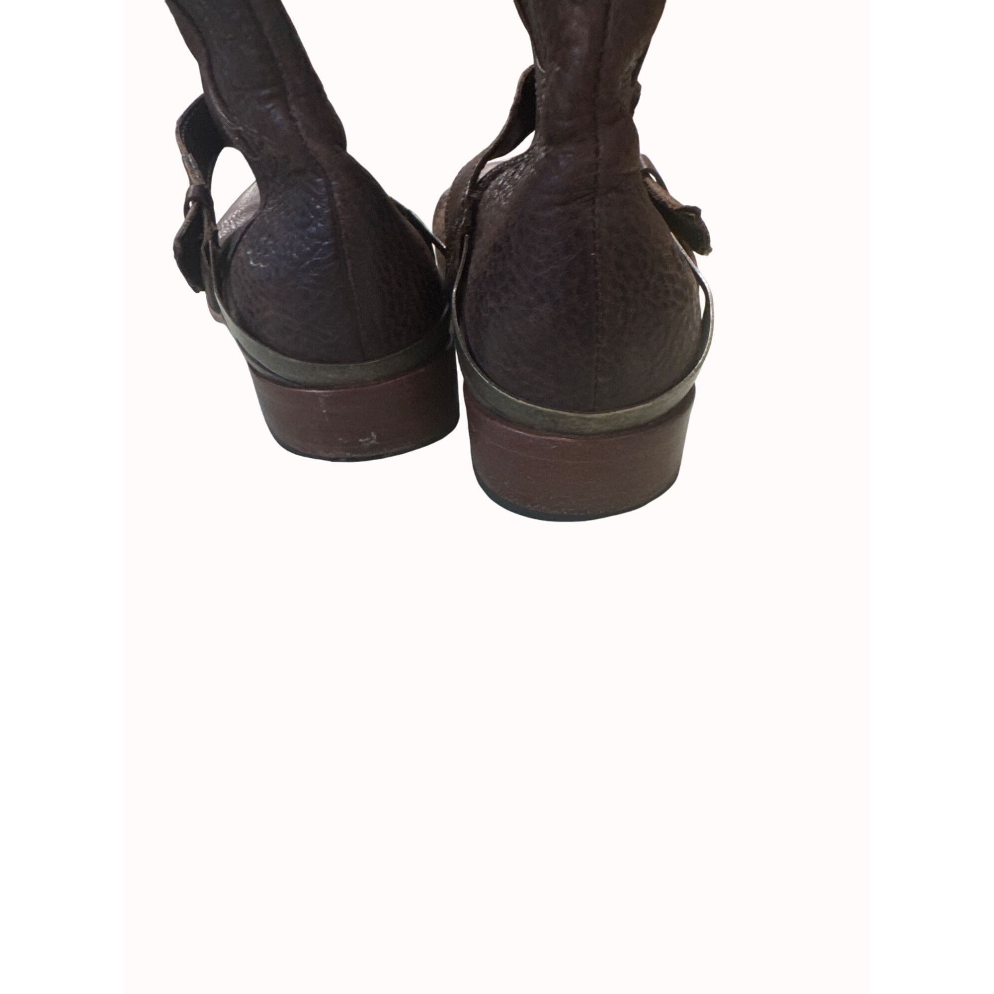 Ugg UGG women’s leather sheepskin brown mid calf boots shoes siz Size US 6 / IT 36 - 6 Thumbnail