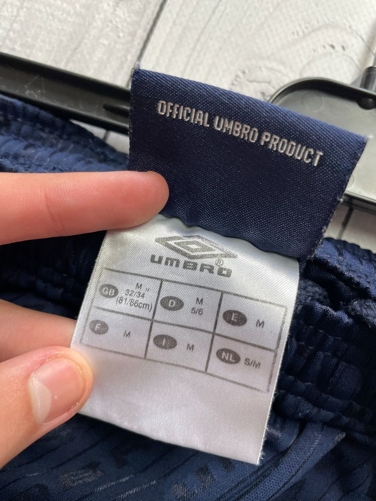 Umbro × Vintage Vintage Umbro shorts monogram size M navy rare Size US 32 / EU 48 - 4 Thumbnail
