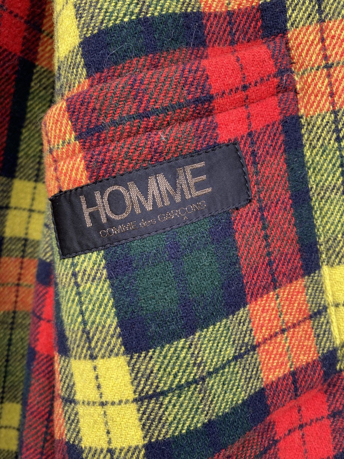 Comme des Garcons Homme 70s CDG HOMME BLOUSOM WOOL MOHAIR BLEND JACKET Size US M / EU 48-50 / 2 - 11 Thumbnail