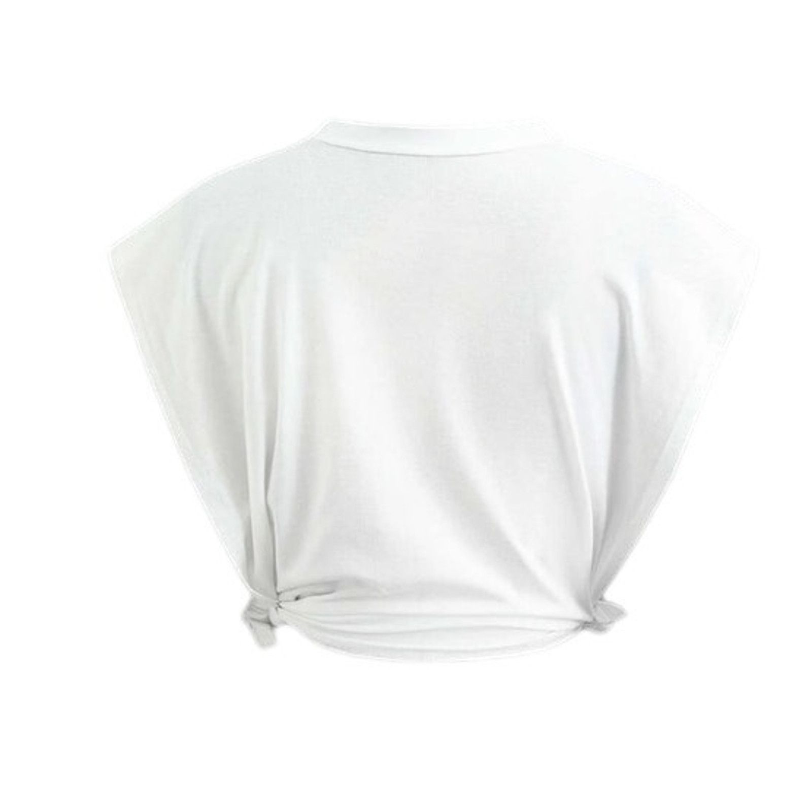 Other Cheetah Letter Print Knot Sleeveless Cut Out Side Tee - L Size L / US 10 / IT 46 - 5 Thumbnail