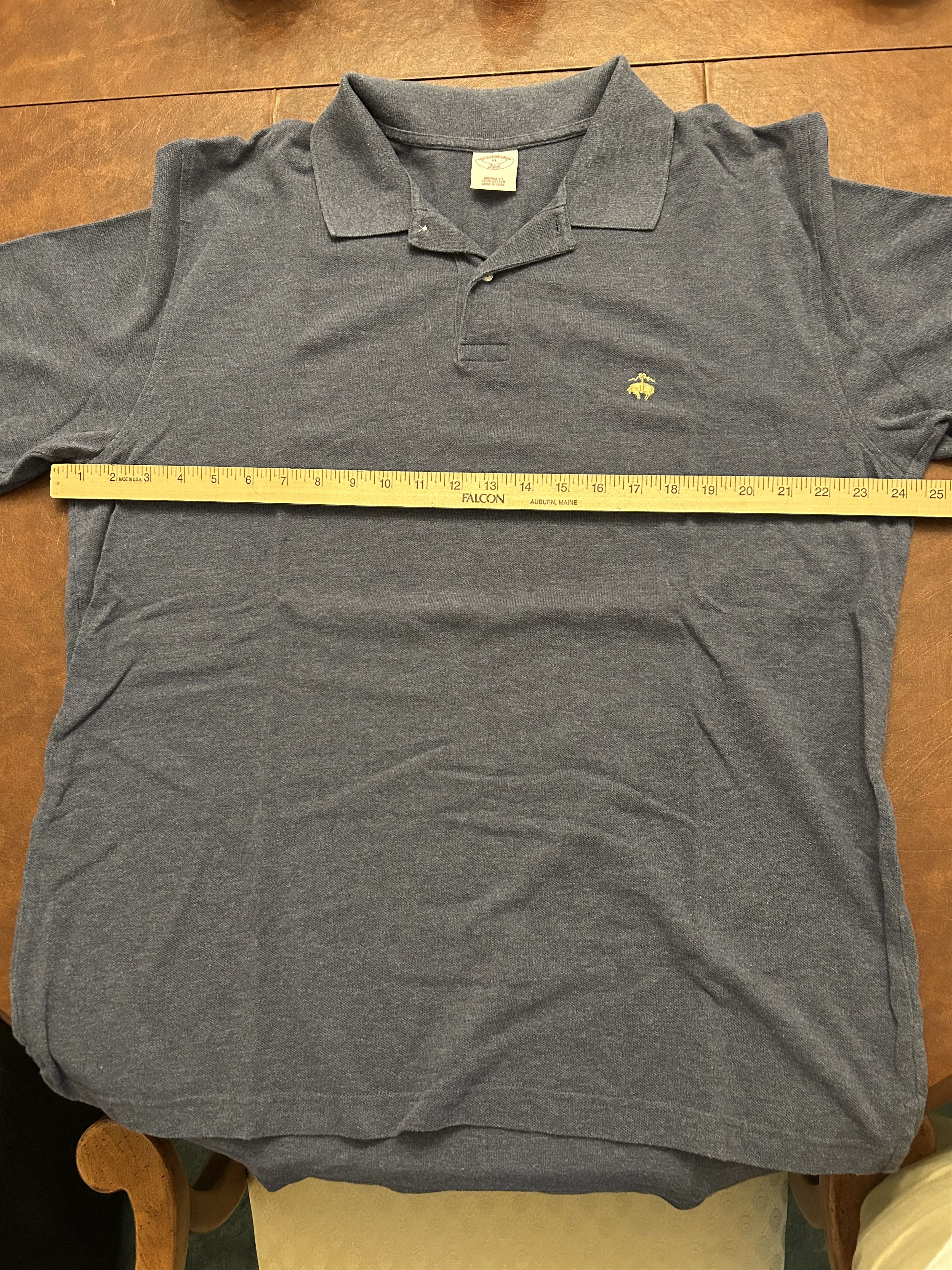 Brooks Brothers Brooks Brothers Polo Shirt XL "Golden Fleece" in Blue-Grey Size US XL / EU 56 / 4 - 5 Thumbnail