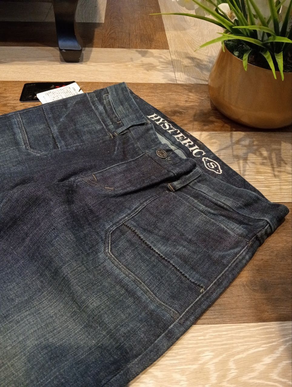 Hysteric Glamour HYSTERIC GLAMOUR JAPAN INDIGO STRETCH FLARED PANTS Size US 30 / EU 46 - 5 Thumbnail