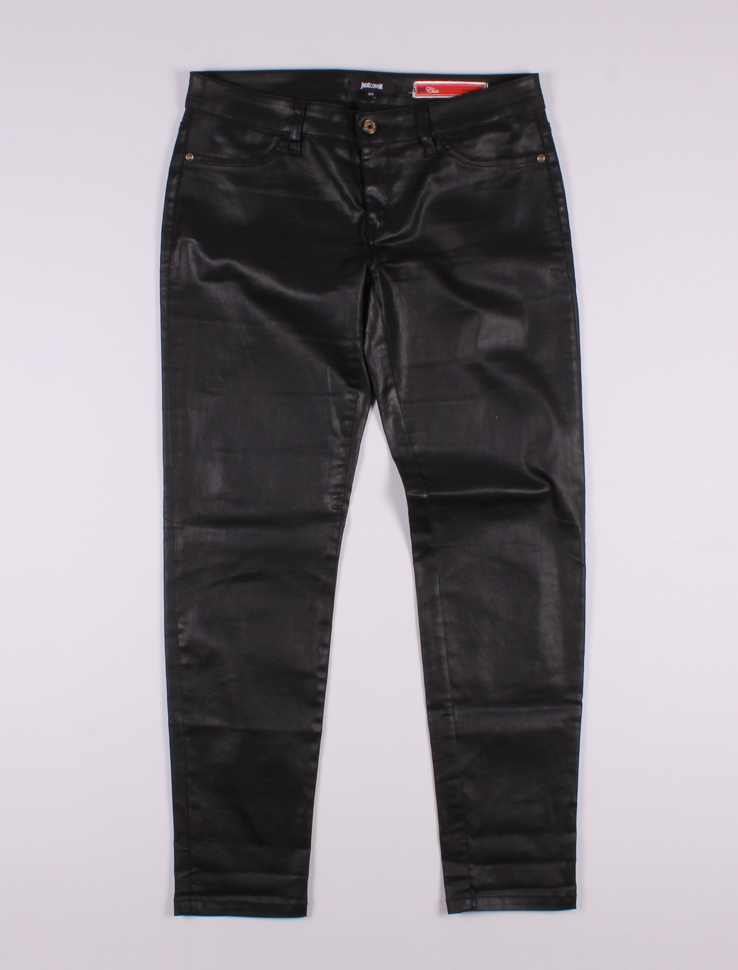 image of Vintage Just Cavalli Chic Jeggings in Black, Women's (Size 32)
