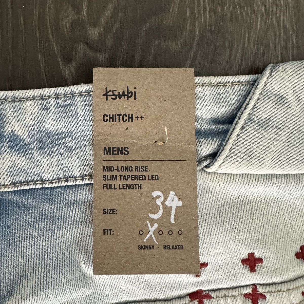 Ksubi Ksubi Chitch Lion Light Blue Denim Jeans Size 34 NEW Size US 34 / EU 50 - 6 Thumbnail