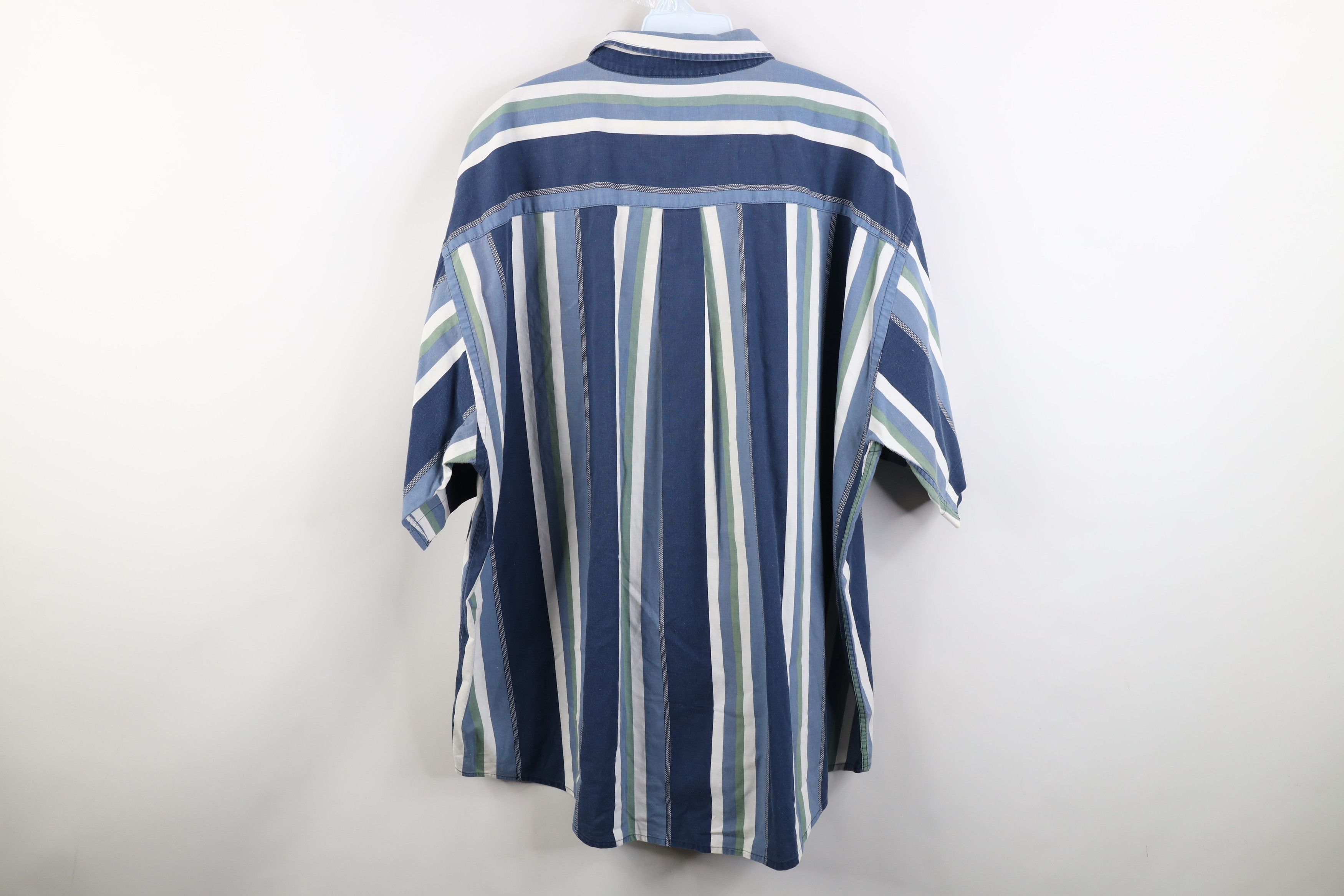 Vintage Vintage 90s Streetwear Short Sleeve Button Down Shirt Size US XXL / EU 58 / 5 - 12 Thumbnail