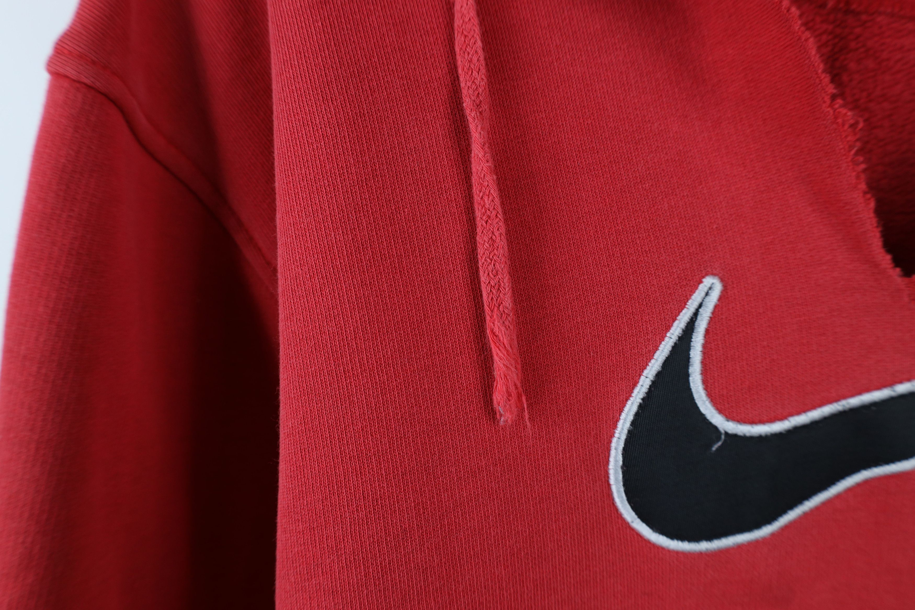 Nike × Vintage Vintage 90s Y2K Nike Scott Center Swoosh Hoodie Sweatshirt Size US M / EU 48-50 / 2 - 4 Thumbnail
