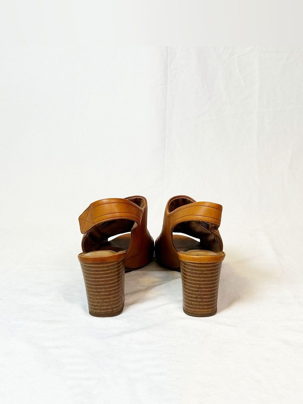 Clarks Clarks Deva Jayleen English Tan Leather Slingback Sandals Size US 9.5 / IT 39.5 - 5 Thumbnail