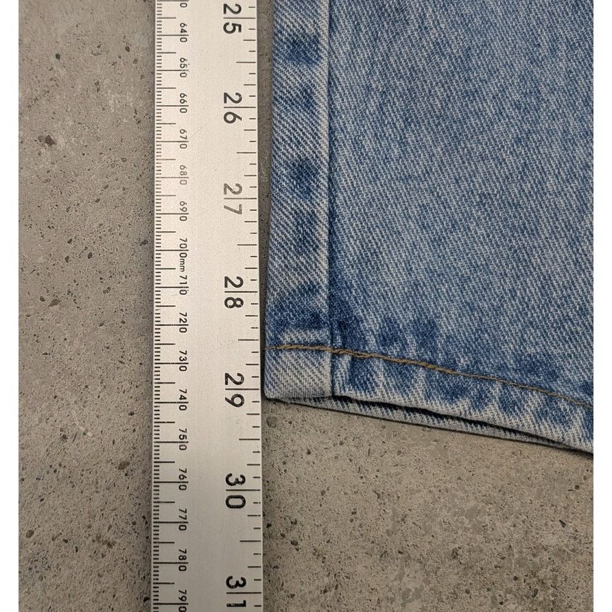 Vintage × Wrangler Vintage late 80s Wrangler Boot Zipper light blue denim jeans Size US 38 / EU 54 - 4 Thumbnail