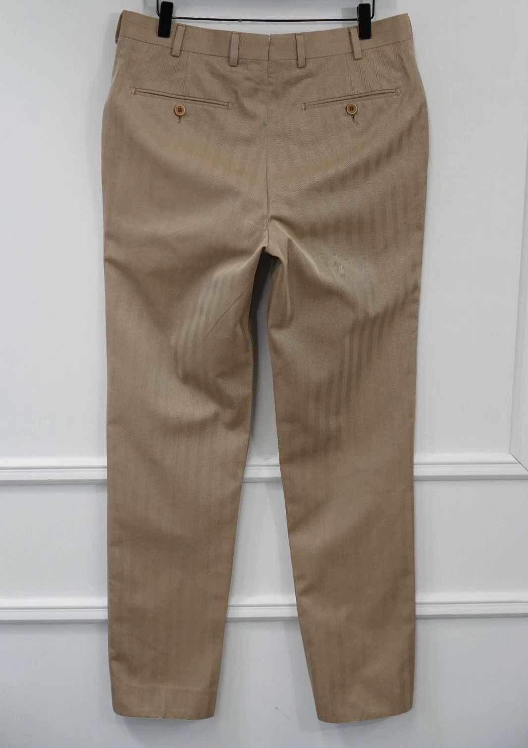 Suitsupply Men Suitsupply Pants Cotton Soho Beige Size UK/US38 Size 38R - 2 Thumbnail