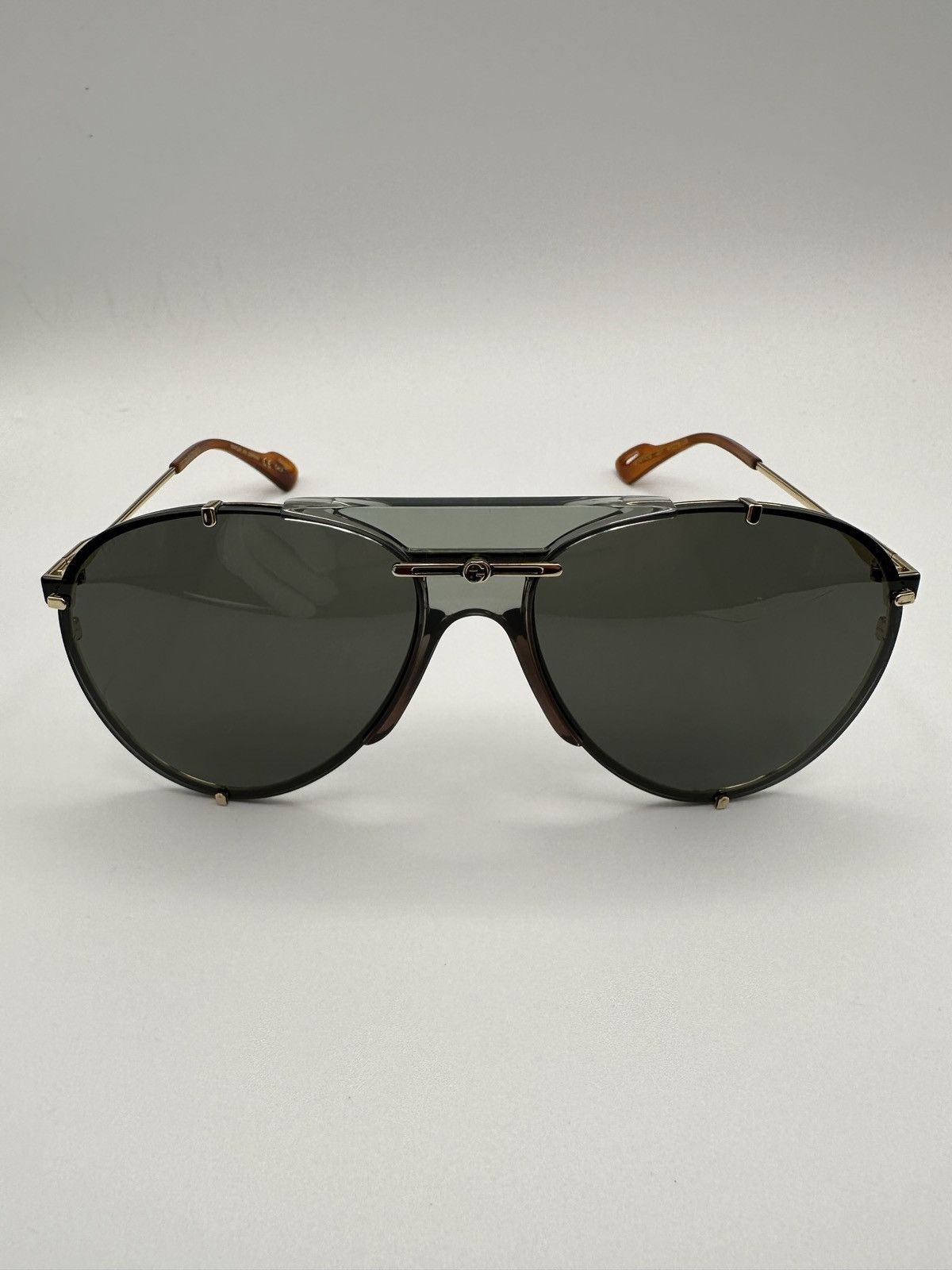 Gucci Gucci Aviator Sunglasses Size ONE SIZE - 1 Thumbnail