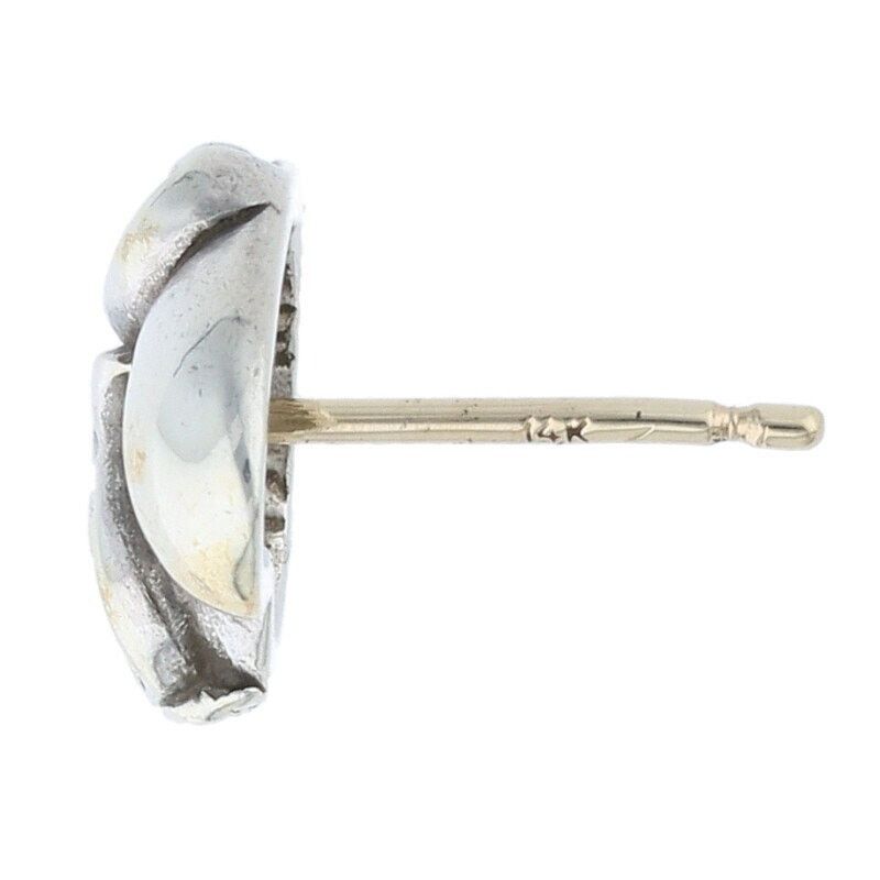 Chrome Hearts Chrome Hearts Heart Stud Silver Earring Size ONE SIZE - 5 Thumbnail