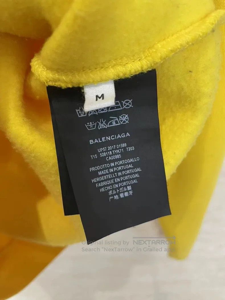 Balenciaga Balenciaga Yellow Double B Hoodie Size US M / EU 48-50 / 2 - 4 Thumbnail