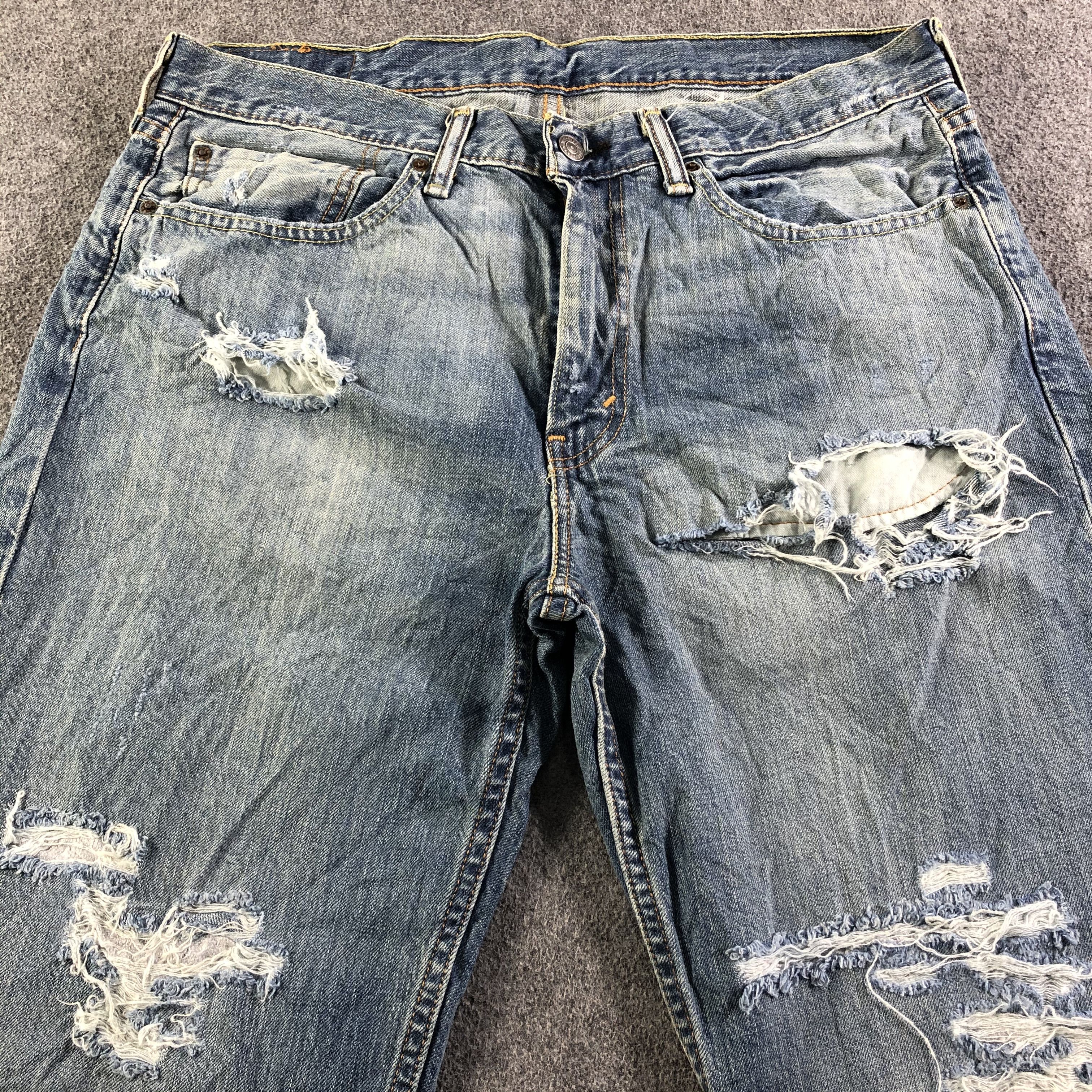 Levi's Vintage Blue Wash Levis 514 Jeans-J3331 Size US 36 / EU 52 - 3 Thumbnail