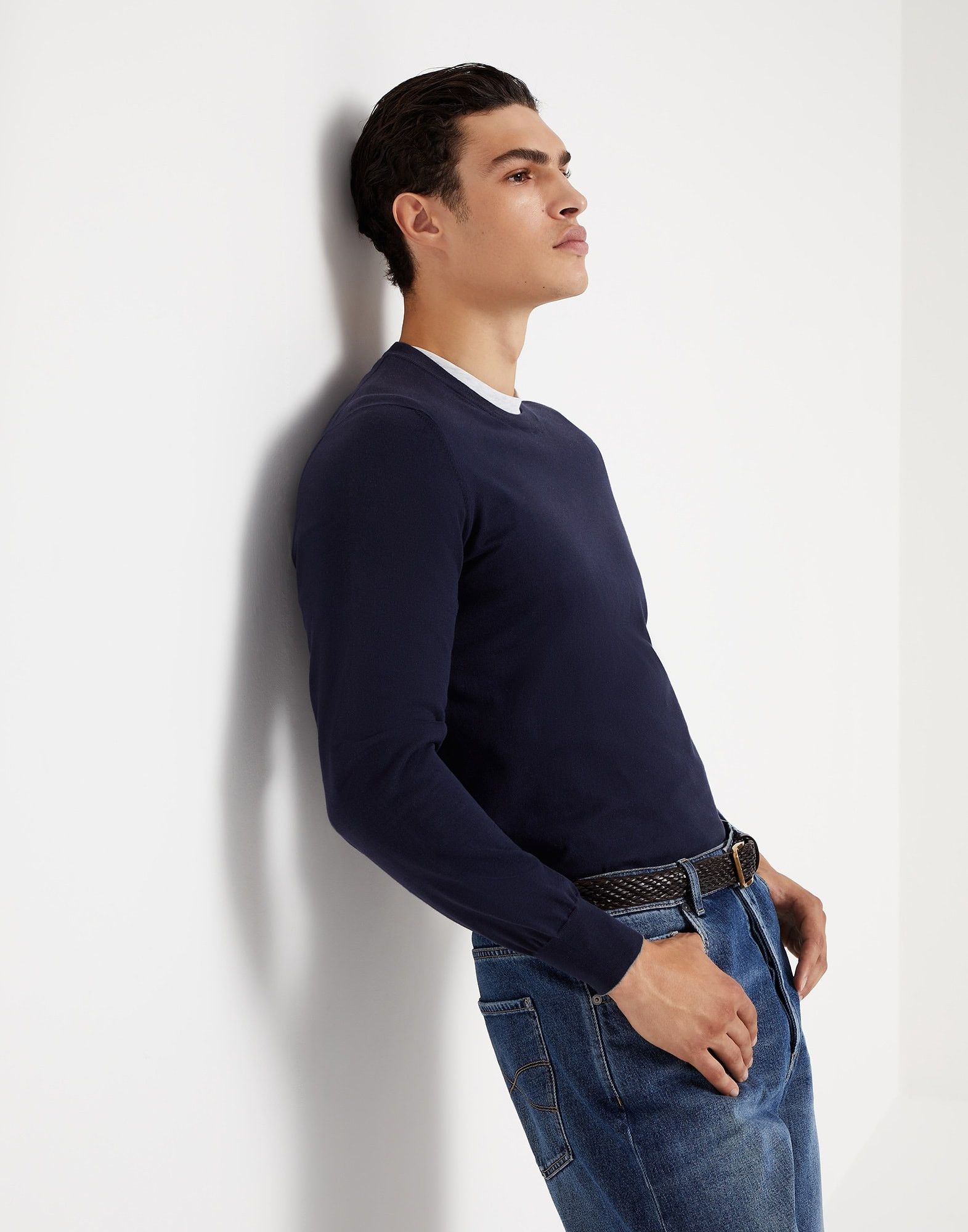 Brunello Cucinelli Sweater in Navy Size US M / EU 48-50 / 2 - 3 Thumbnail