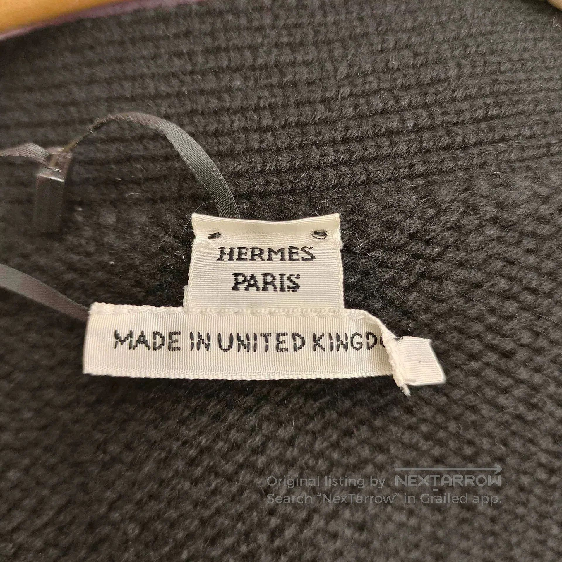 Hermes black cashmere cardigan by hermes. Size US L / EU 52-54 / 3 - 3 Thumbnail