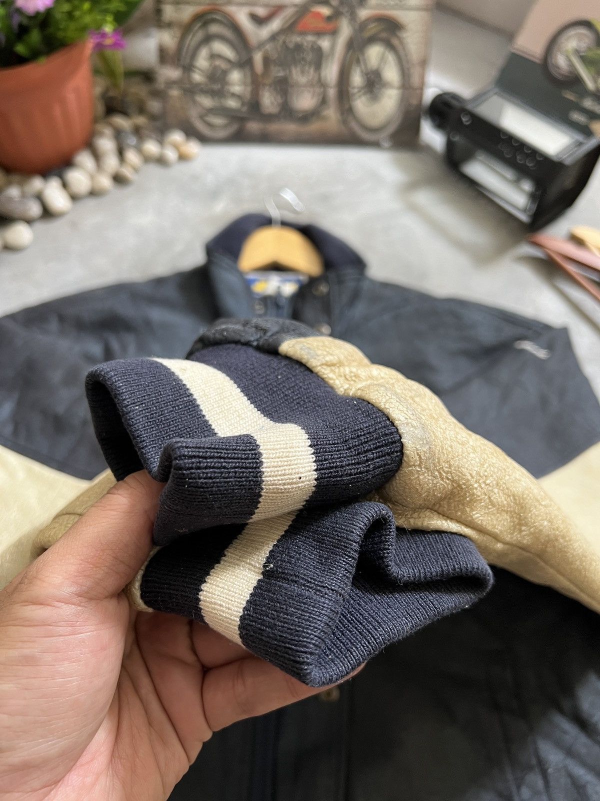 Japanese Brand Vintage 🖤 Japanese TS Streetwear Varsity Jacket Size US XL / EU 56 / 4 - 10 Thumbnail