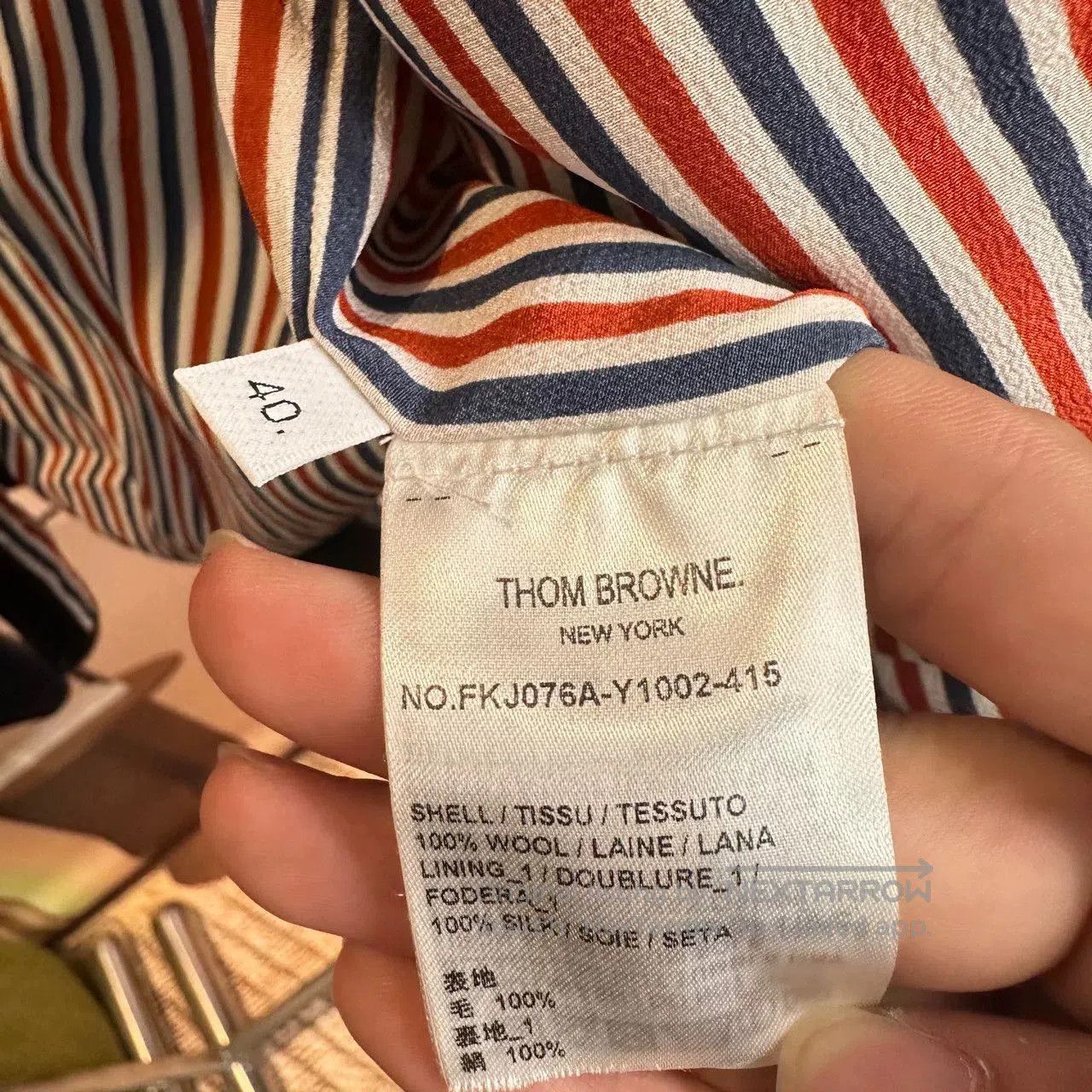 Thom Browne Thom Browne Striped Wool Knit Cardigan. Size S / US 4 / IT 40 - 4 Thumbnail