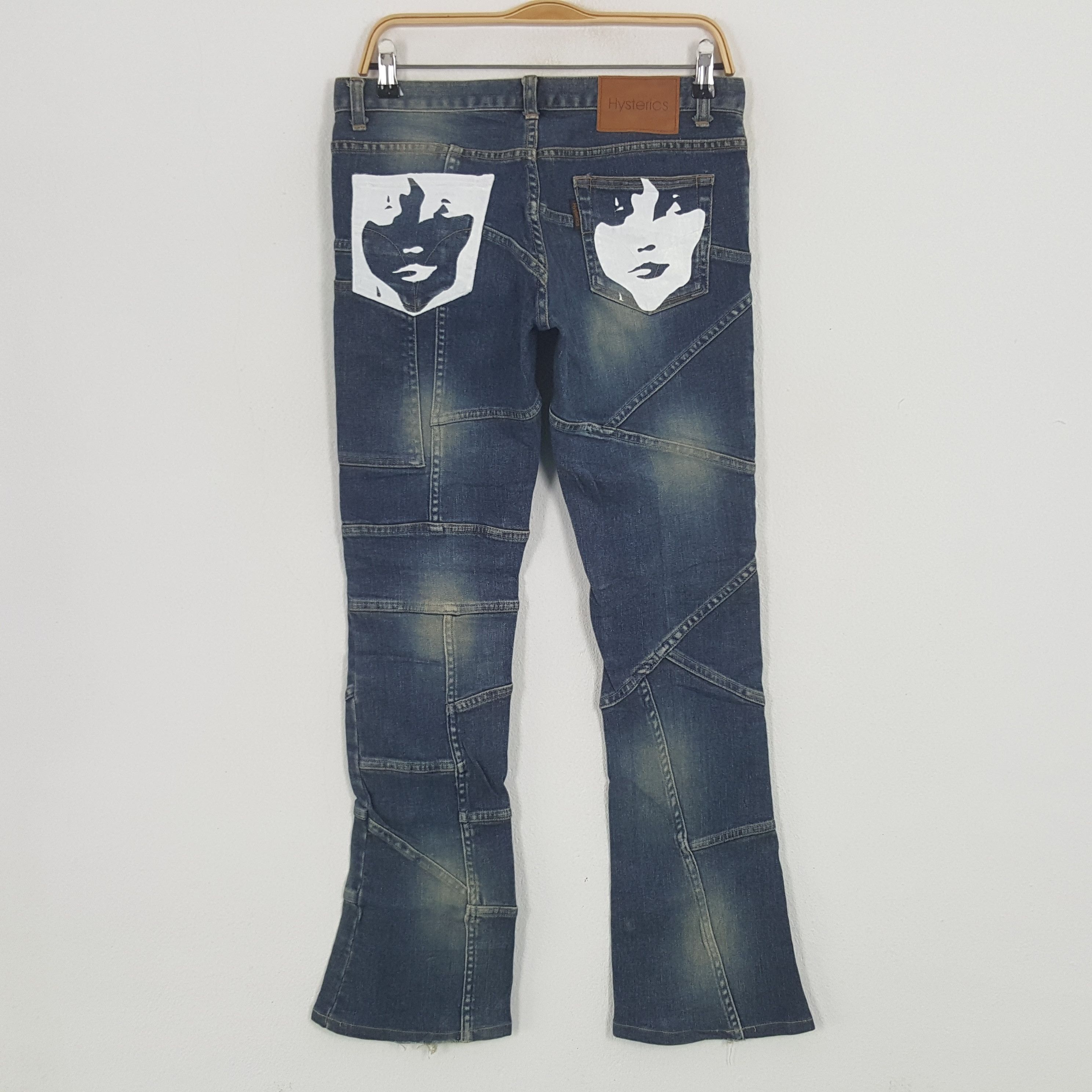 Hysteric Glamour × Vintage Vintage Hysteric Glamour Patch Style Custom Logo Jeans Size 30" / US 8 / IT 44 - 1 Thumbnail