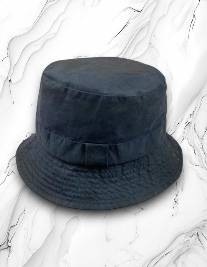 Barbour × Vintage Vintage Barbour Waxed Panama Bucket Hat Cap Size ONE SIZE - 1 Thumbnail