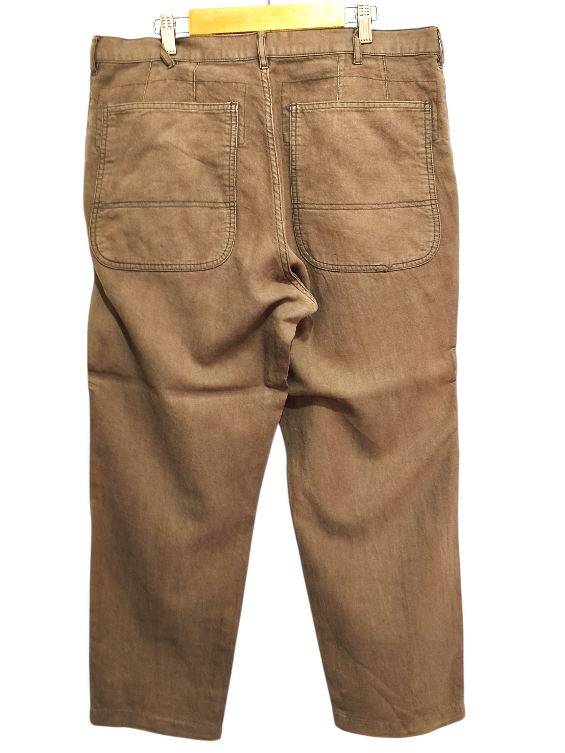 Comme des Garcons Homme Deux AD2012 CDG HOMME DEUX WIDE STRAIGHT LEG PANTS Size US 34 / EU 50 - 2 Thumbnail
