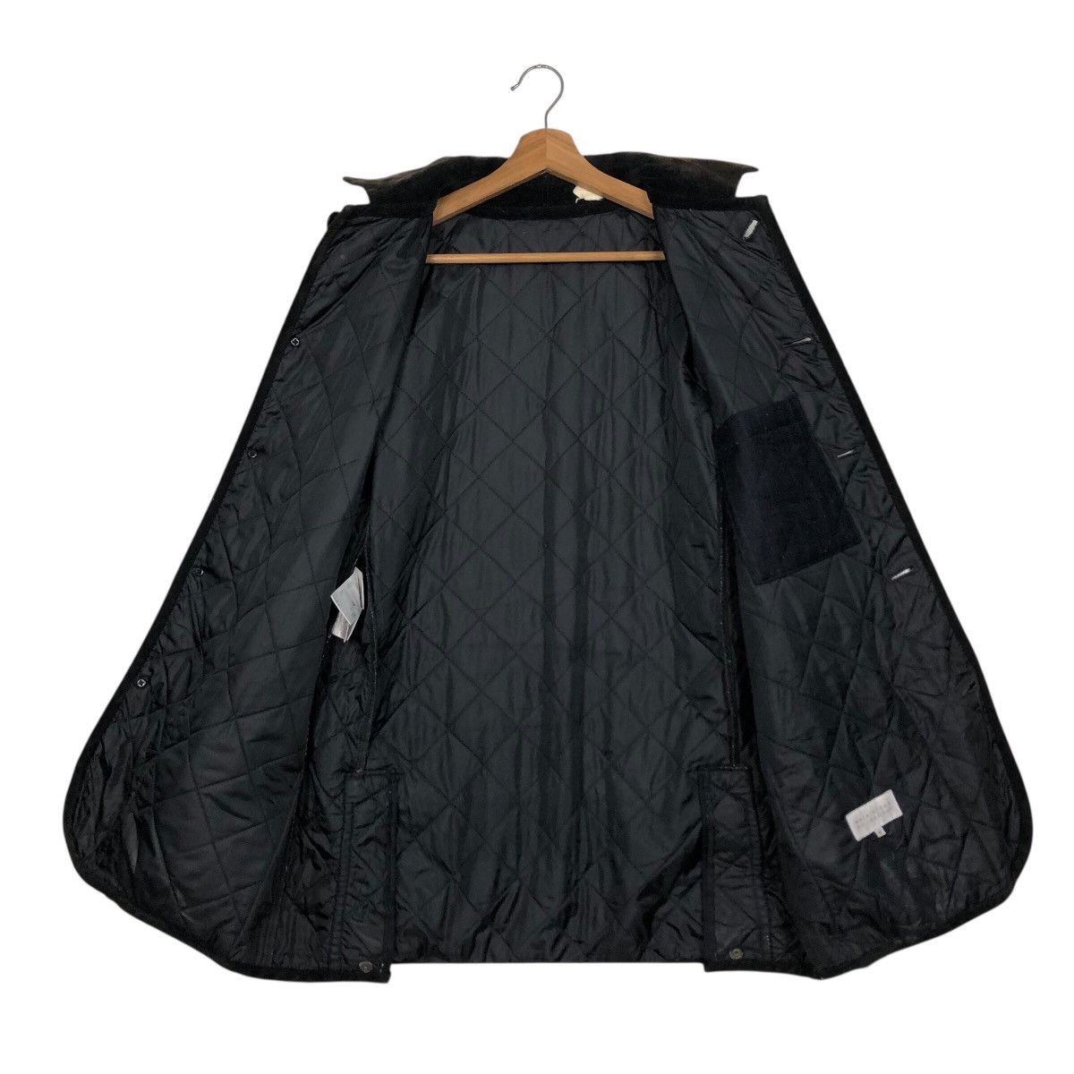 Mackintosh Men’s Quilted Coat with Button Front and Corduroy Collar Size US M / EU 48-50 / 2 - 15 Thumbnail
