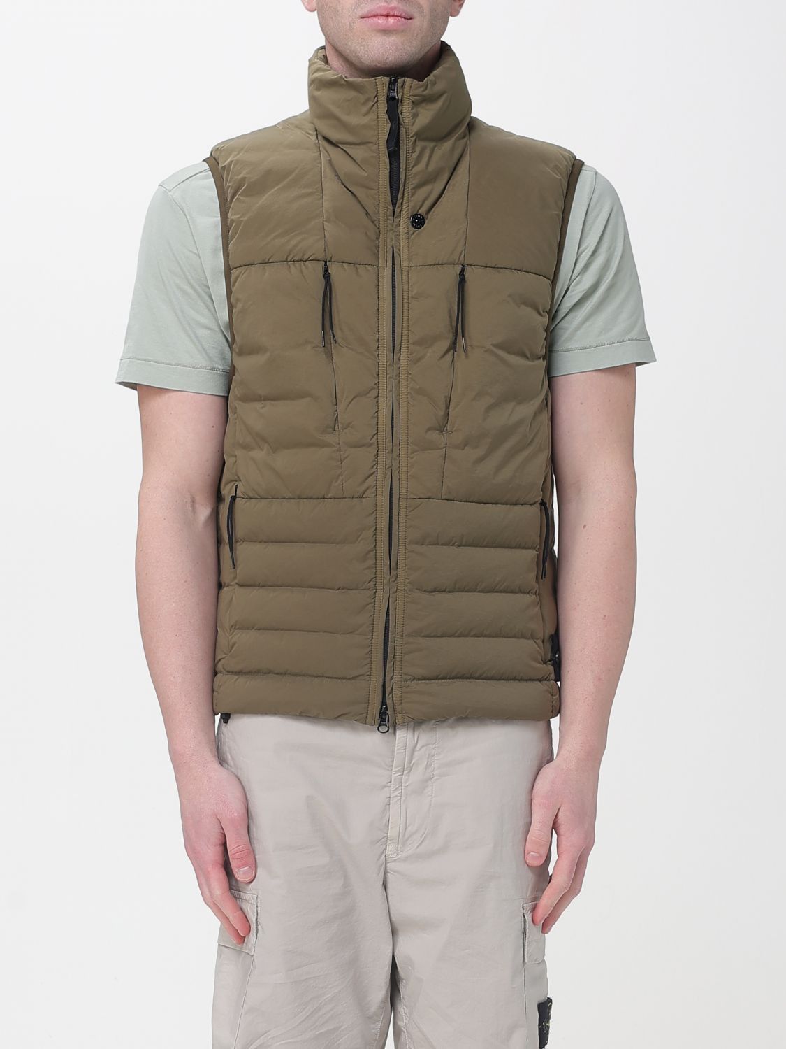 Stone Island Suit Vest Men Green