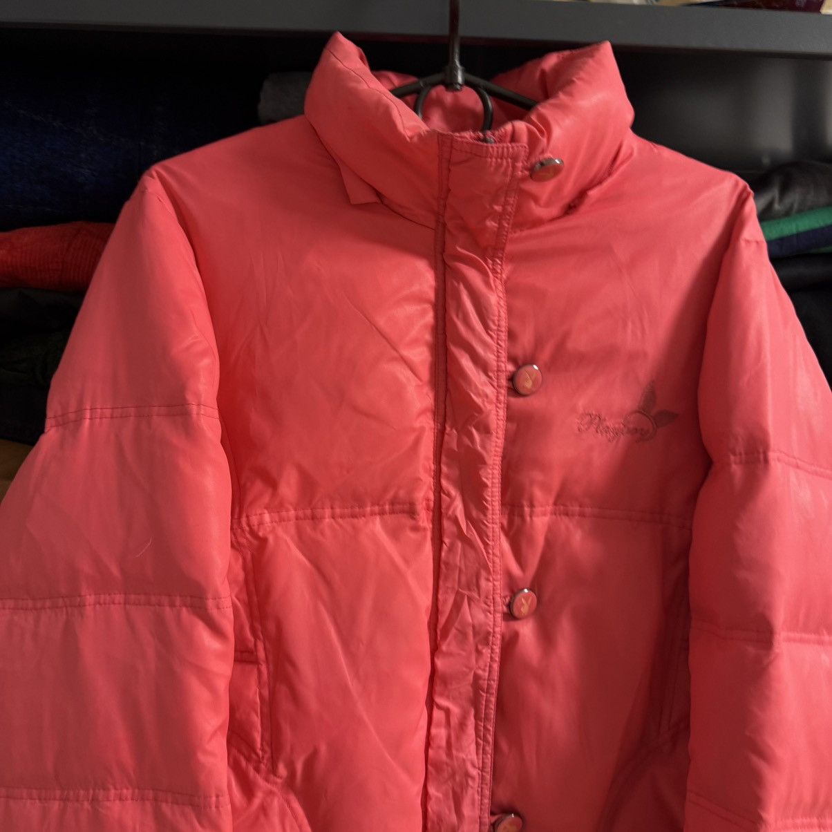 Playboy Vintage Pink Puffer Jacket Playboy Avant Garde Size S / US 4 / IT 40 - 3 Thumbnail