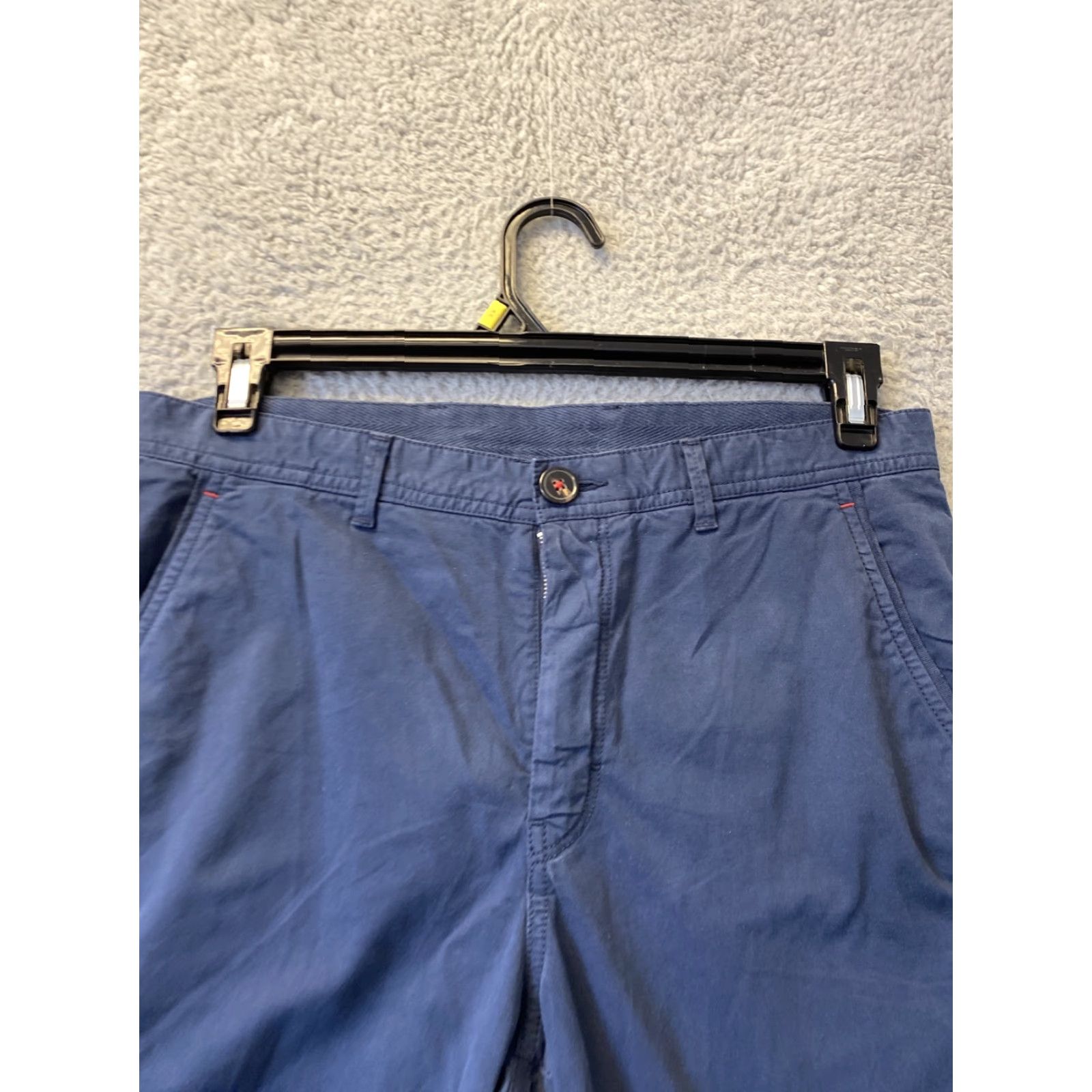 Michael Kors Kors MK Chino Shorts Mens 31X10 Navy Flat Front Pockets Hiking Outdoor 34-69 Size US 31 - 3 Thumbnail