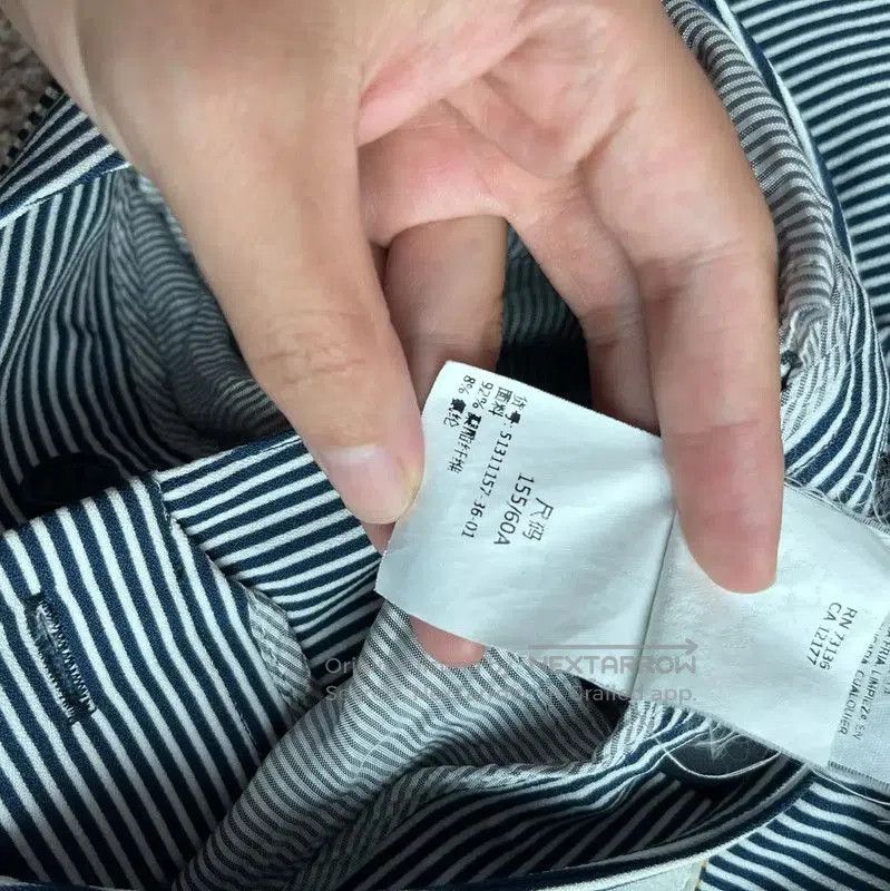 Max Mara MaxMara Striped Cotton Casual Pants . Size 23" - 4 Thumbnail