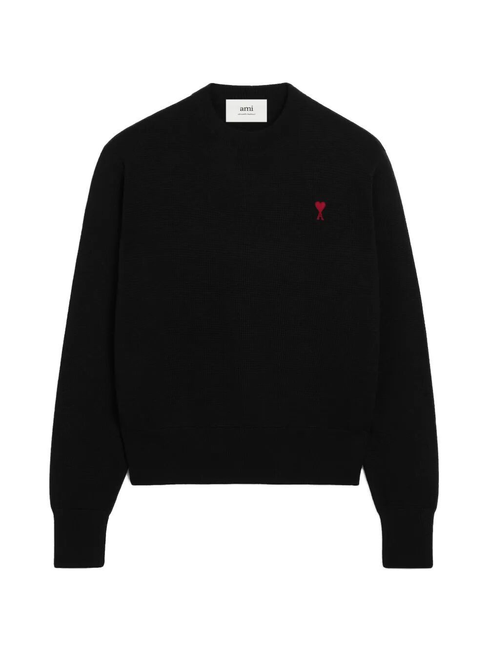 AMI CREWNECK SWEATER WITH CONTRASTED "AMI DE COEUR" Size US XL / EU 56 / 4 - 1 Thumbnail