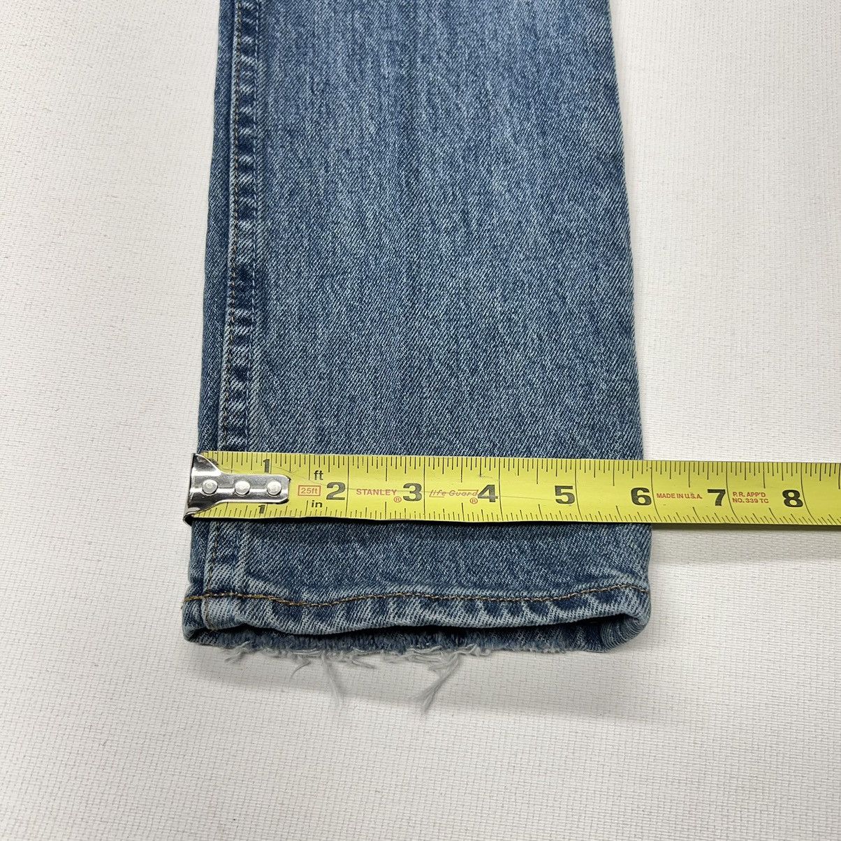 Calvin Klein Calvin Klein Jeans Blue Slim Fit Distressed Regular Denim Size US 30 / EU 46 - 21 Thumbnail