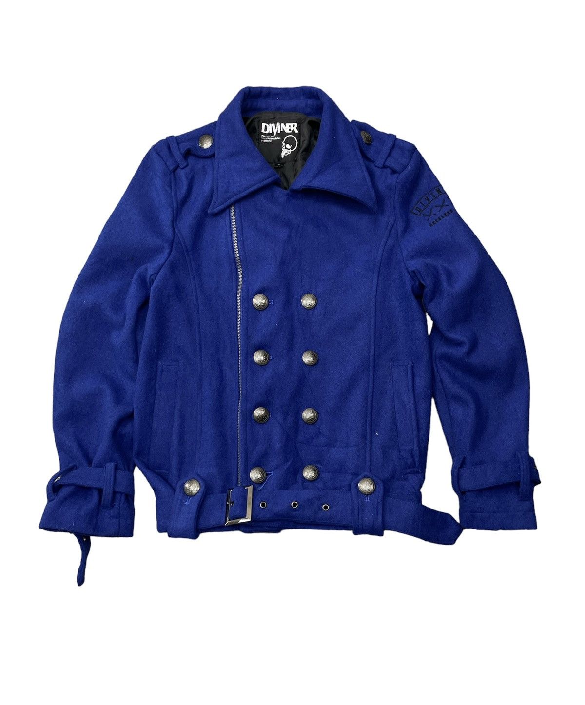 If Six Was Nine × Le Grande Bleu (L.G.B.) Vintage Diviner Japan Double Collar biker Jacket Size US M / EU 48-50 / 2 - 2 Thumbnail