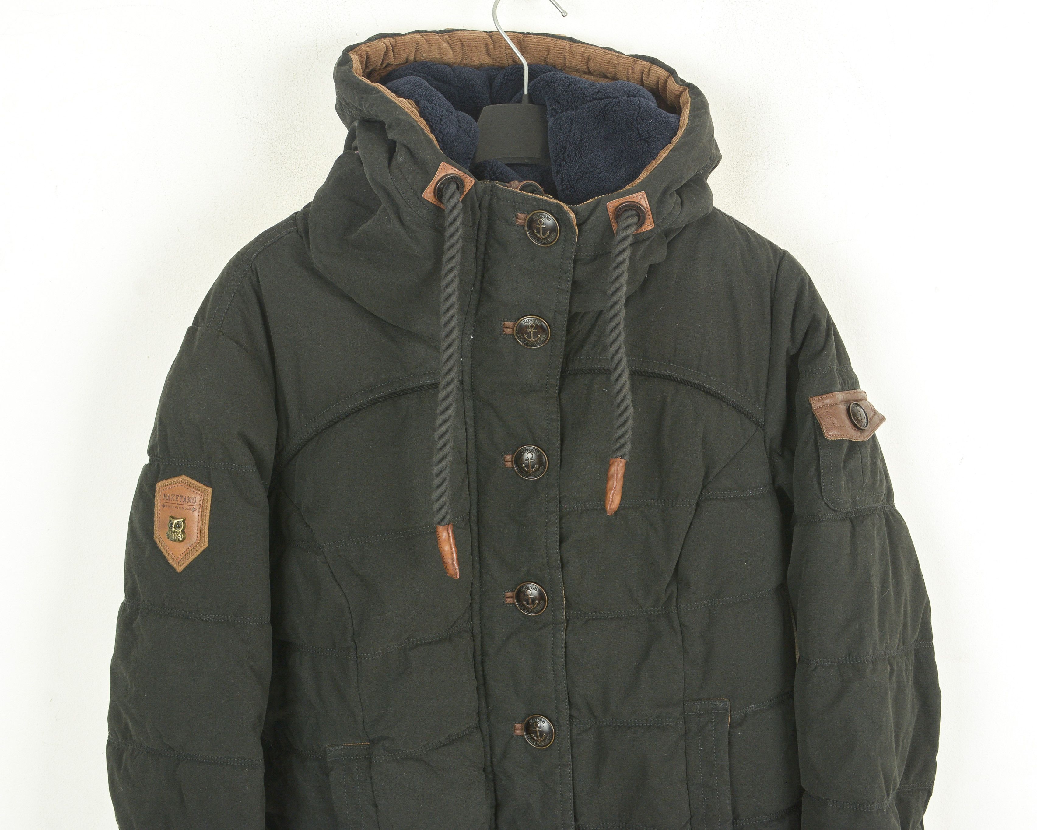 Naketano Women S Insulated Jacket Coat Parka Hooded Padded Puffer Size S / US 4 / IT 40 - 2 Thumbnail