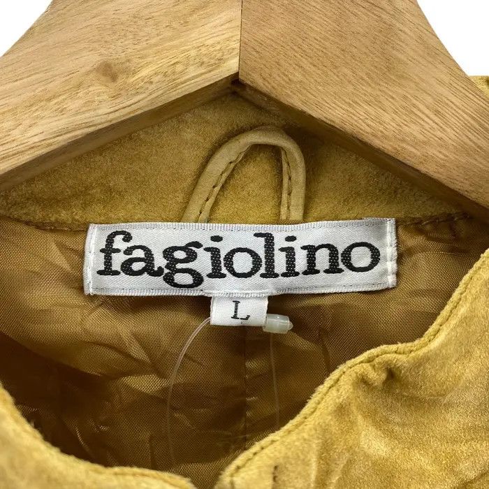 Vintage Vtg 90’ FAGIOLINO ITALY LEATHER Superior Tailoring Jacket Size M / US 6-8 / IT 42-44 - 8 Thumbnail