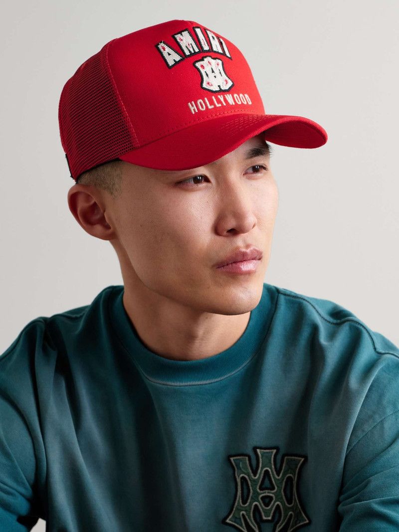 Amiri oc11z0126 Size: OS / MA Hollywood Trucker Hat / Cap in Red Size ONE SIZE - 2 Thumbnail