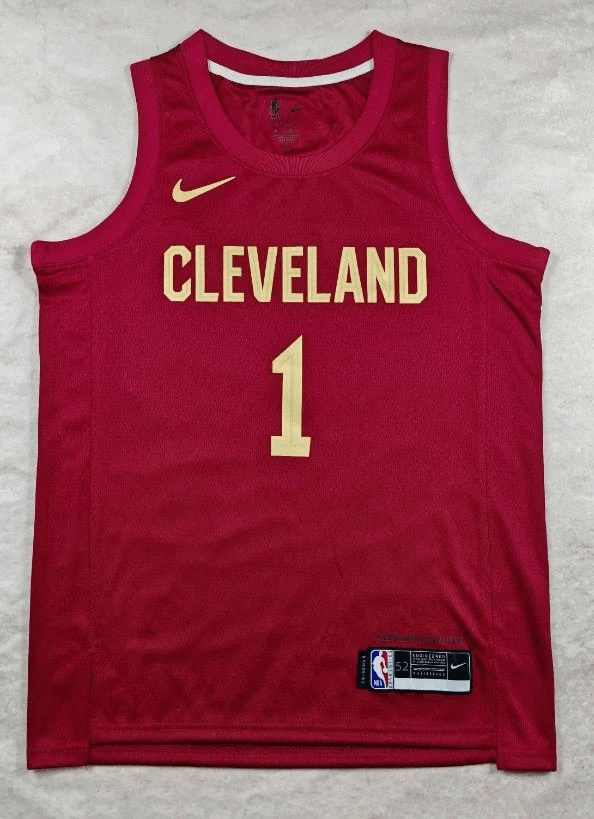 NBA 2026 Red Cleveland Cavaliers 1 James Harden Jersey Size US XL / EU 56 / 4 - 2 Thumbnail