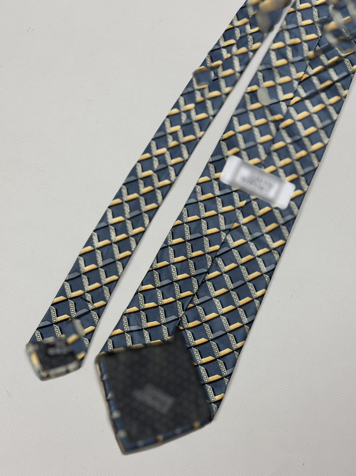 Versace × Vintage Gianni Versace Vintage Geometric Pattern Silk Tie Size ONE SIZE - 7 Thumbnail