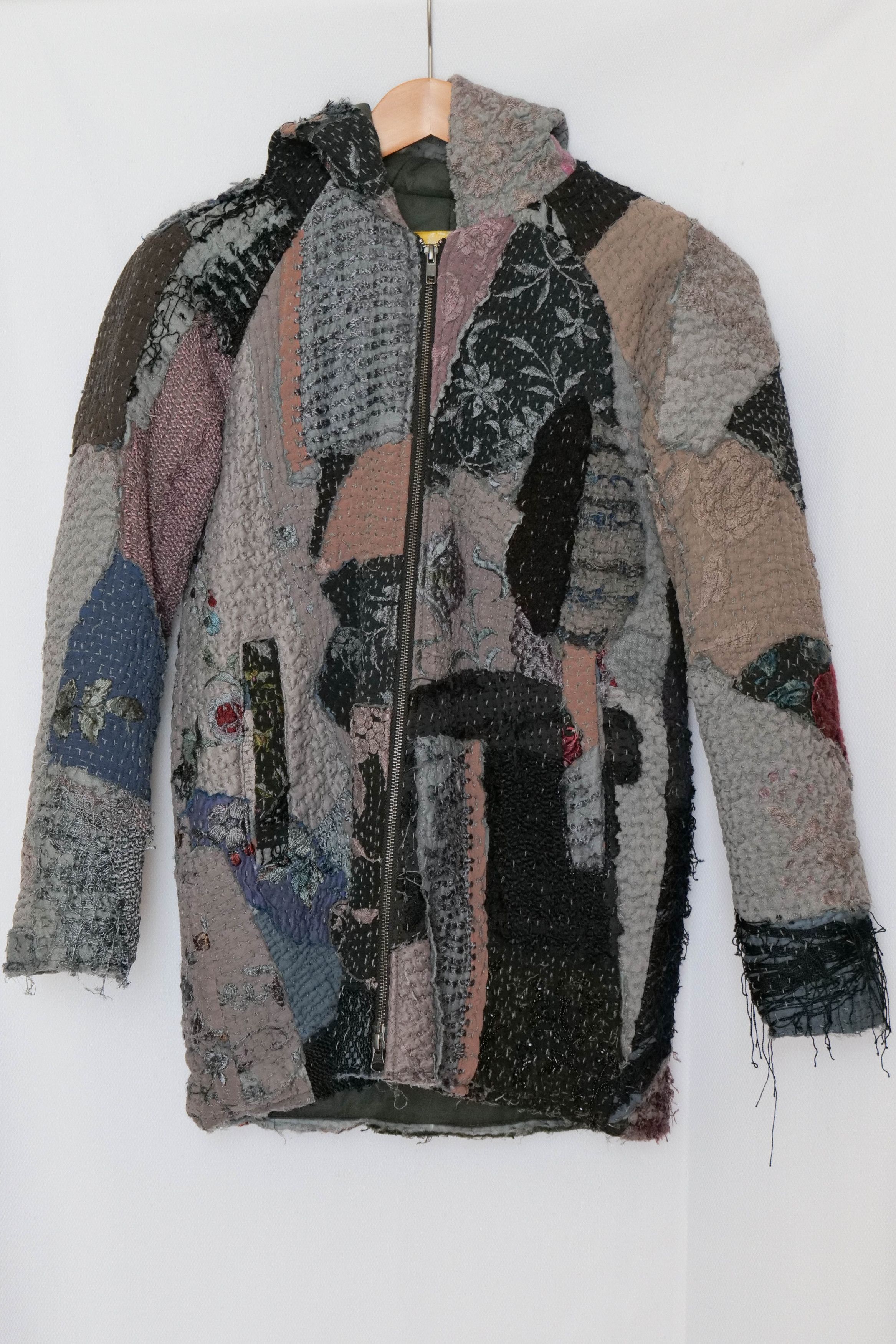 image of By Walid Silk Patchwork Jacket, Men's (Size XS)