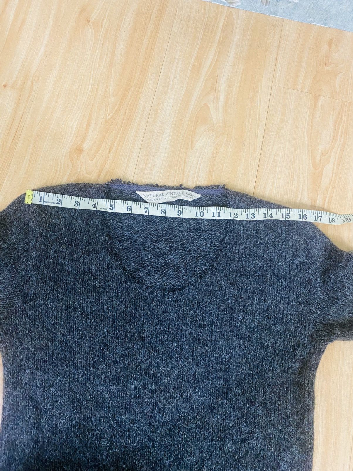 GOA Natural Vintage Goa Japanese Wool Cardigan Archive Piece Size M / US 6-8 / IT 42-44 - 9 Thumbnail