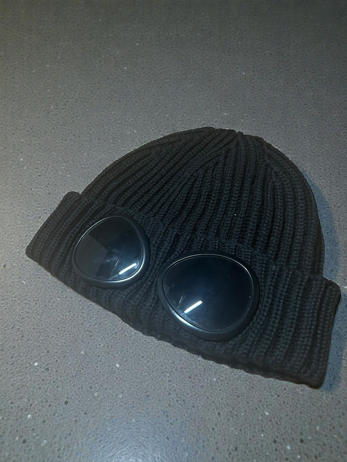C.P. Company C.P. Company Vintage Goggle Beanie – Black Size ONE SIZE - 2 Thumbnail