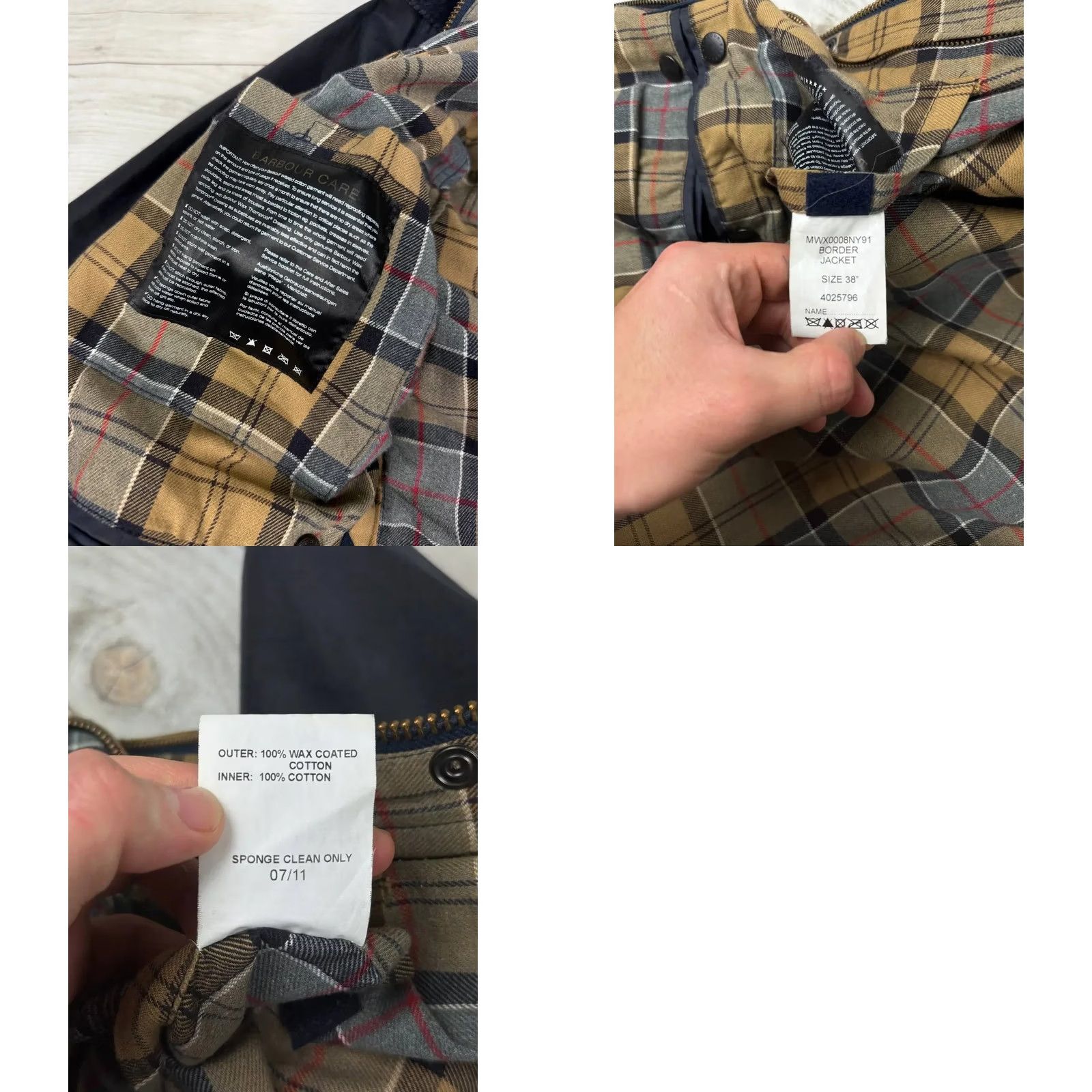 Barbour VINTAGE Barbour Waterproof Jacket Men 38 Black Coat Rain Coat 38 Barbour Jacket Mens 38 Black Waterproof 1990s? Size US XXS / EU 40 - 9 Thumbnail