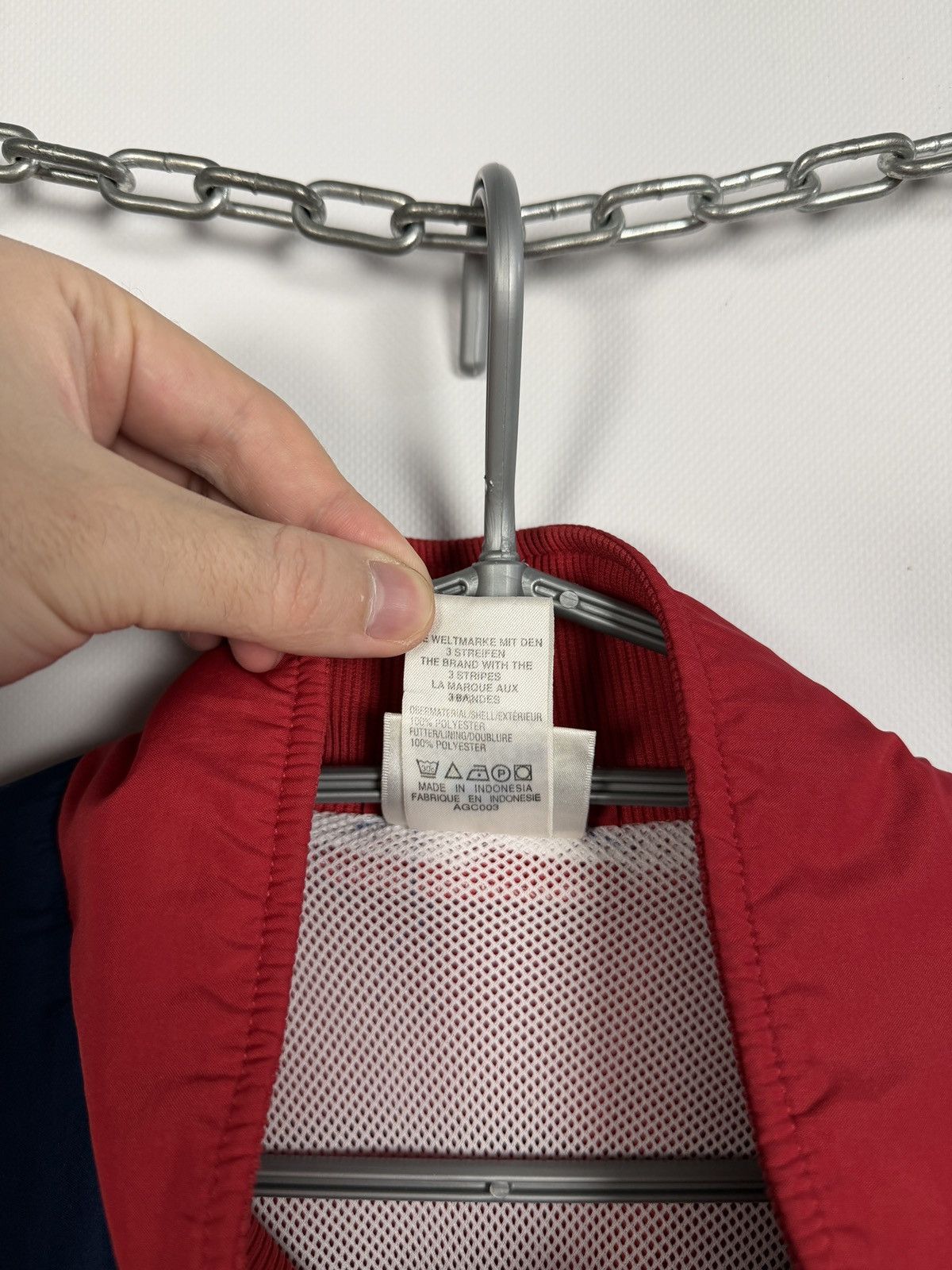 Adidas Men’s Adidas Vintage Full Zip Track Jacket Retro 90s Size L Size US L / EU 52-54 / 3 - 11 Thumbnail