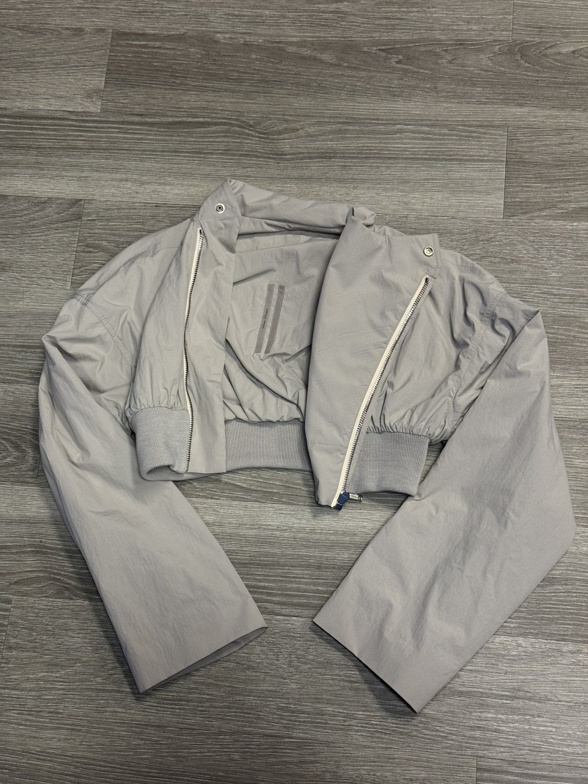 Rick Owens 2025 MainLine Rick Owens cropped womens jacket Size M / US 6-8 / IT 42-44 - 2 Thumbnail