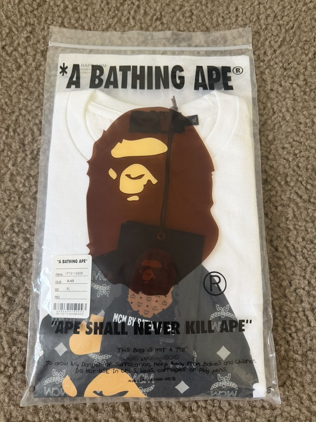 Bape × MCM Bape x mcm tee Size US XL / EU 56 / 4 - 1 Thumbnail