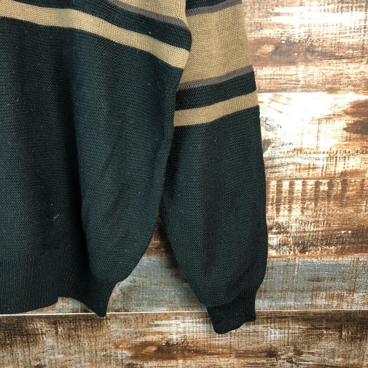 Homespun Knitwear Grosbee Green vintage sweatshirt Knitwear #A1967 Size US L / EU 52-54 / 3 - 8 Thumbnail