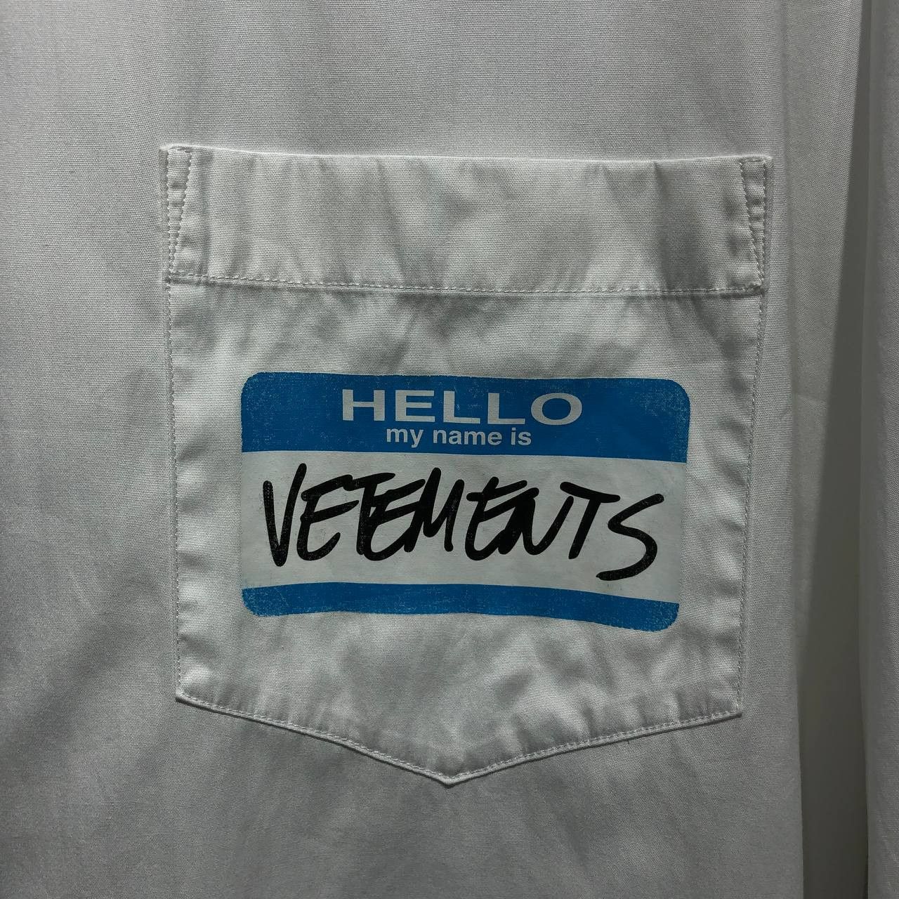 Vetements Vetements “My Name Is” Button Down long sleeves fit 4XL Size US XXL / EU 58 / 5 - 4 Thumbnail