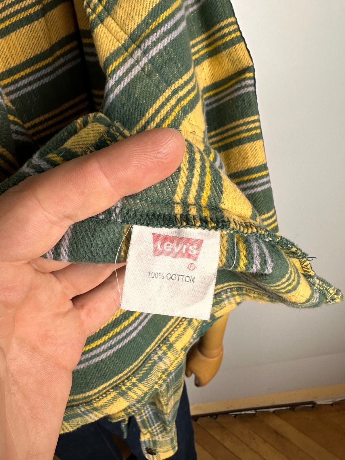Levi's Levi's Shirt Plaid Button Down Flannel Long Sleeve Vintage S Size US S / EU 44-46 / 1 - 9 Thumbnail