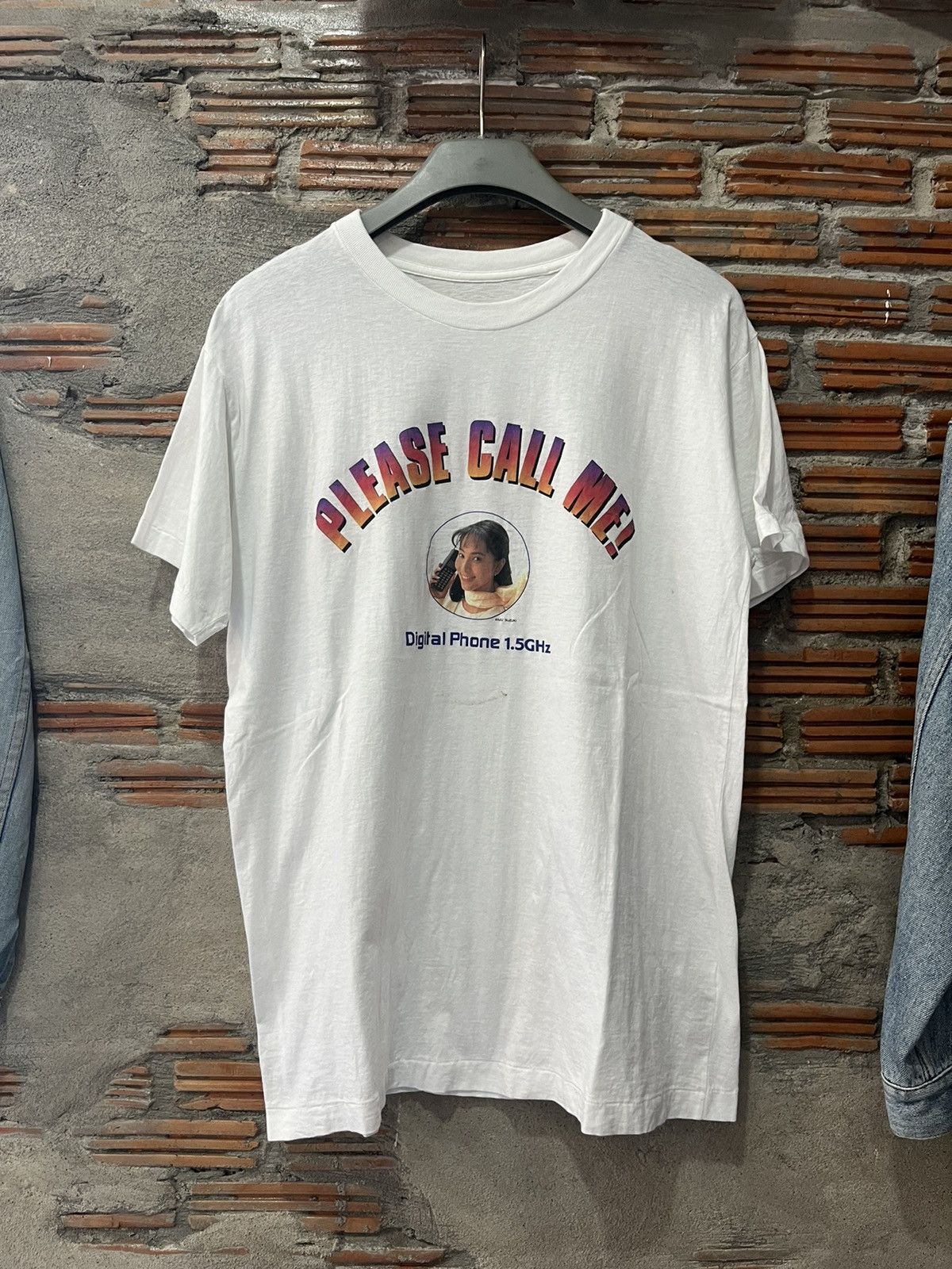 Vintage Vintage ANJU SUZUKI Please Call Me! spot Digital Phone 90’s Size US L / EU 52-54 / 3 - 2 Thumbnail