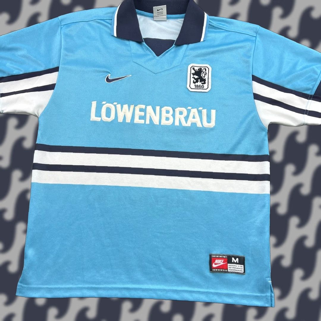 Adidas TSV 1860 Munich 1997 1998 Home Football Jersey Mens Medium NIke Shirt Size US L / EU 52-54 / 3 - 1 Thumbnail