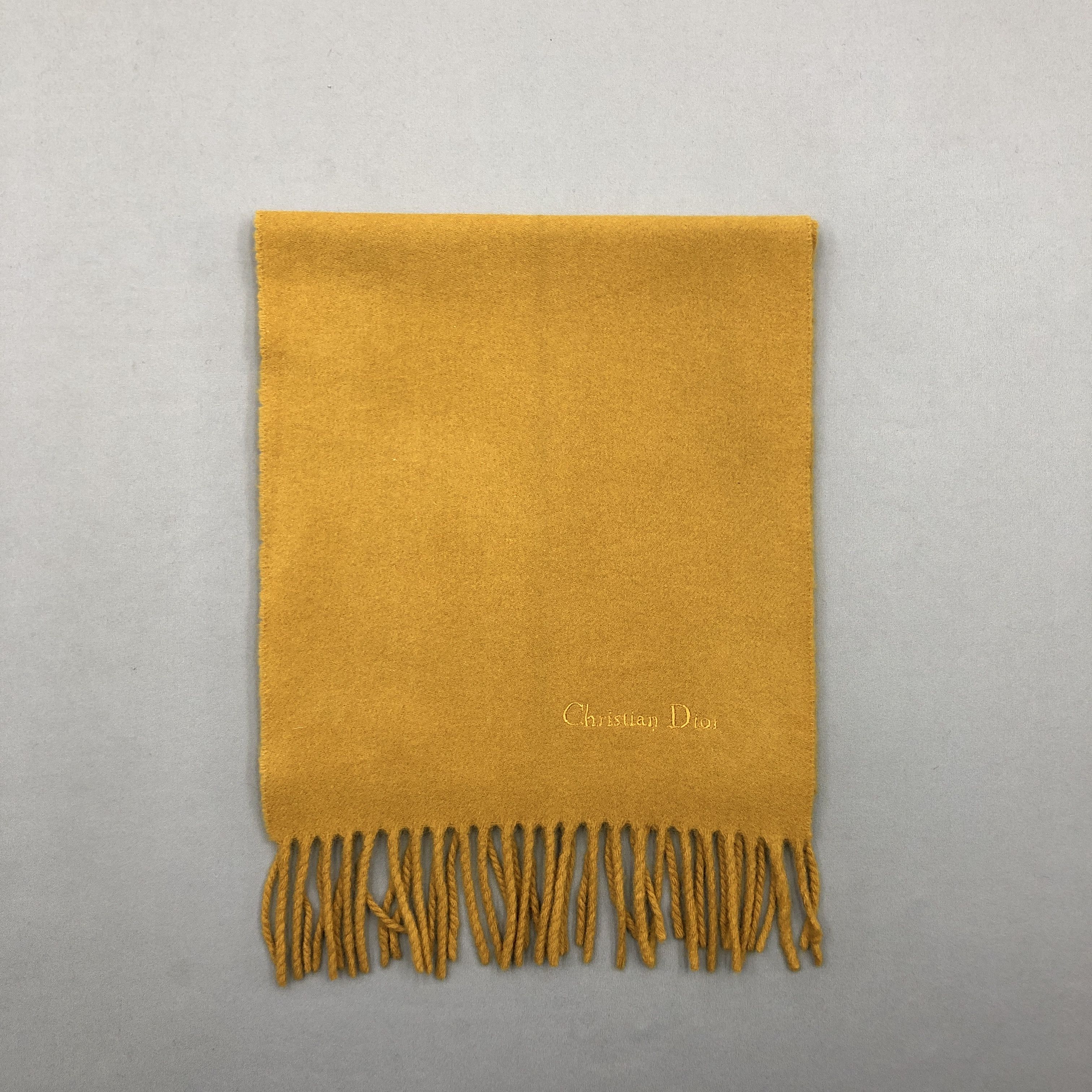 Christian Dior Monsieur Vintage Christian Dior Scarf Muffler Wool Cashmere Scarves Size ONE SIZE - 2 Thumbnail
